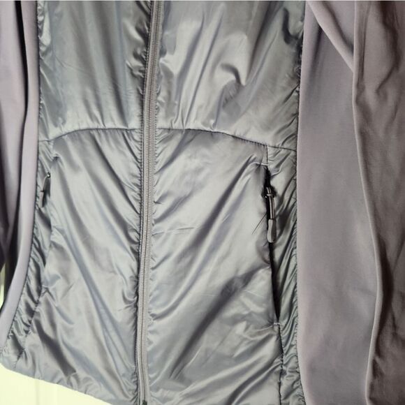 NWT 32 Degrees Cool M Ladies' Mixed Media Lightweight Jacket Minimal LAVENDER - Picture 5 of 11